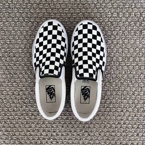 Vans Checkered Slip Ons